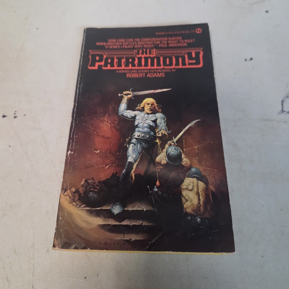 The Patrimony Horseclans 6 Robert Adams 1980 Signet Paperback 1st Printing